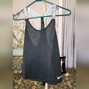 Nike workout top, xs, black